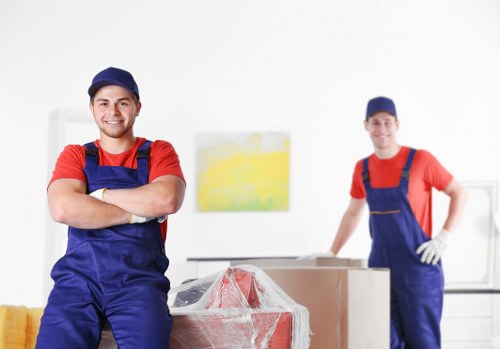 Removal van service for local moves in Spitalfields streets