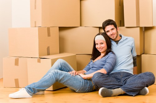 Residential and commercial moving van service for Spitalfields customers