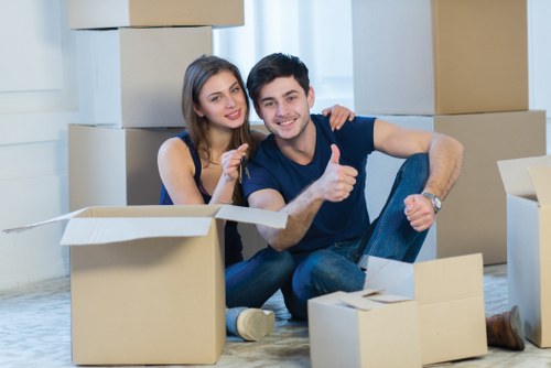 Commercial van removal service for a business move in Spitalfields