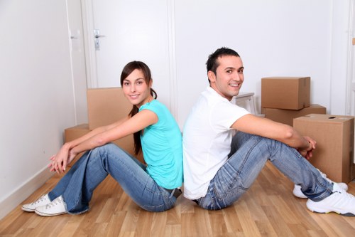 Checklist and packing materials for a Spitalfields moving day